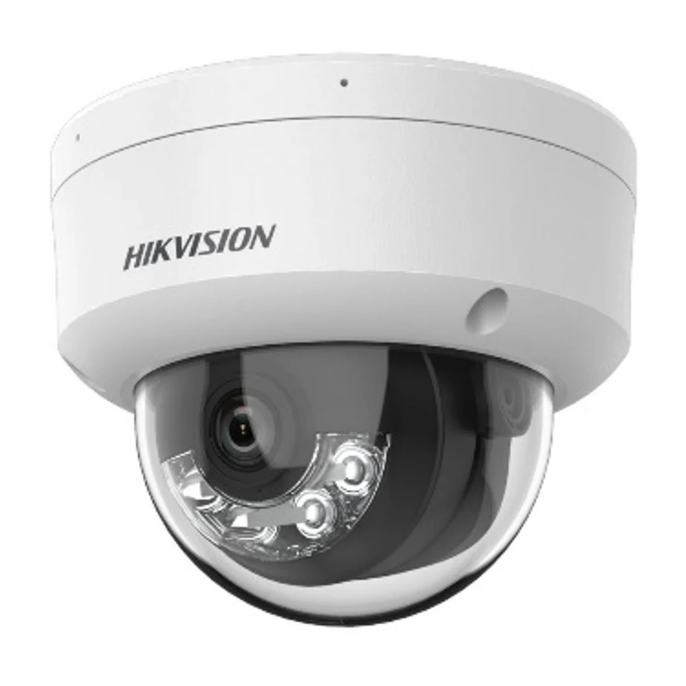 Cámara IP Hikvision DS-2CD1123G2-LIU domo 2MP luz híbrida 2.8 mm con micrófono