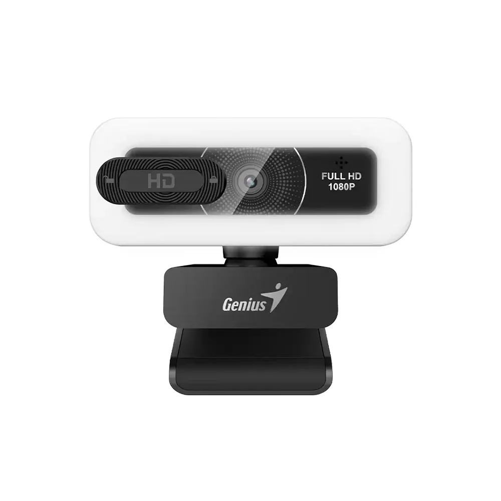 CAMARA GENIUS/FACECAM LIGHT LED PRIVACY COVER FHD 1080P USB-A Y C WIN 10  11 MAC OS