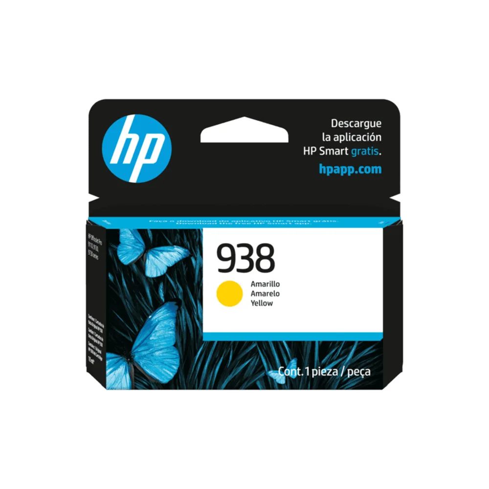 CONSUMIBLE HPINC/938 YELLOW OJ 9110/9120/9130/9720/9730 800 PAGA 4S6X7PL