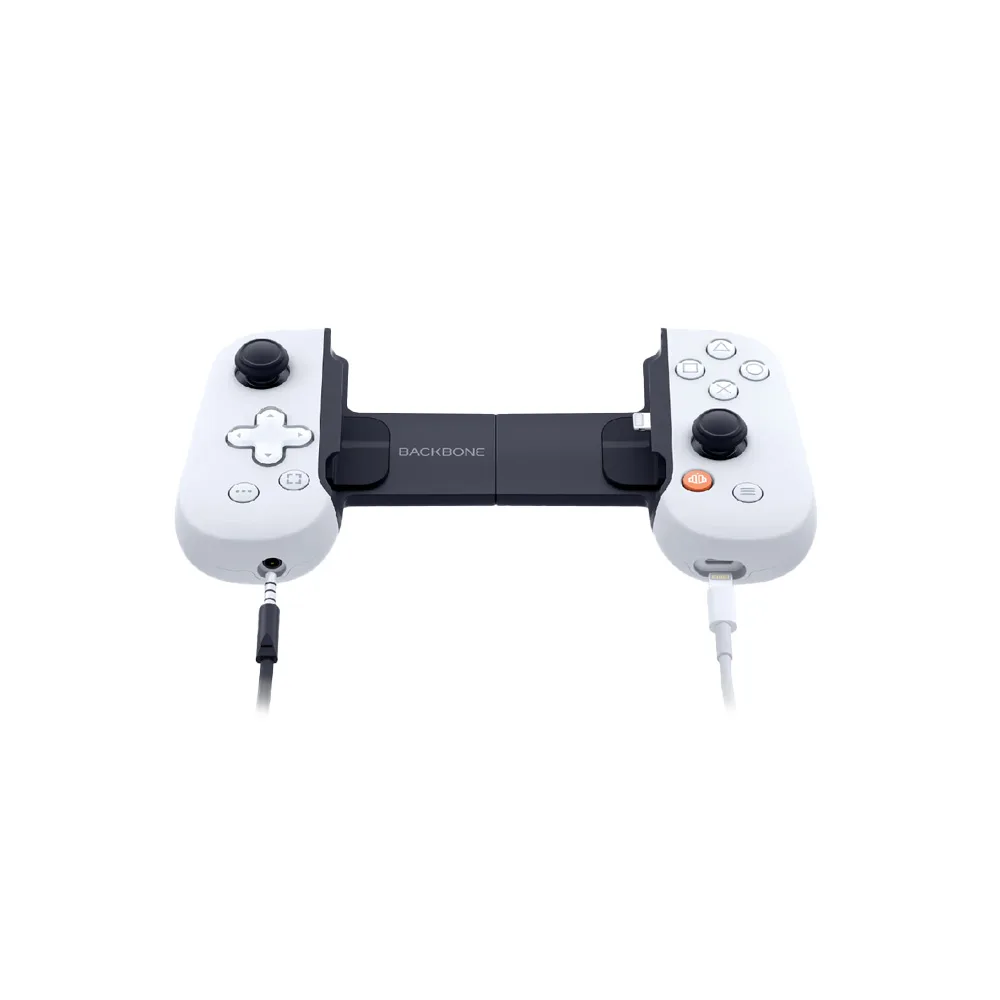 CONTROL SONY PARA CELULAR PUERTO LIGHTNING IPHONE BACKBONE ONE PLAY STATION EDITION BLANCO 2