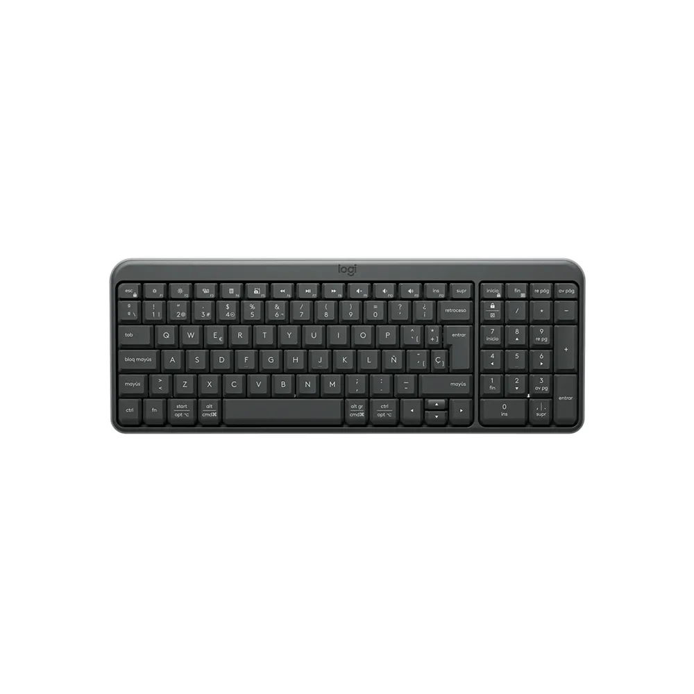 TECLADO LOGITECH K250/COMPACTO/BLUETOOTH/WIRELESS/INCLY.NUM-PAD/AJUSTABLE 7GRADOS