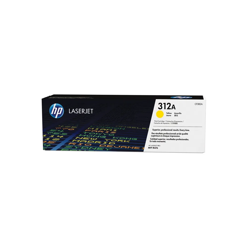 TONER HPINC 312A AMARILLO LASERJET M476N/D/W 2700 PAG CF382A