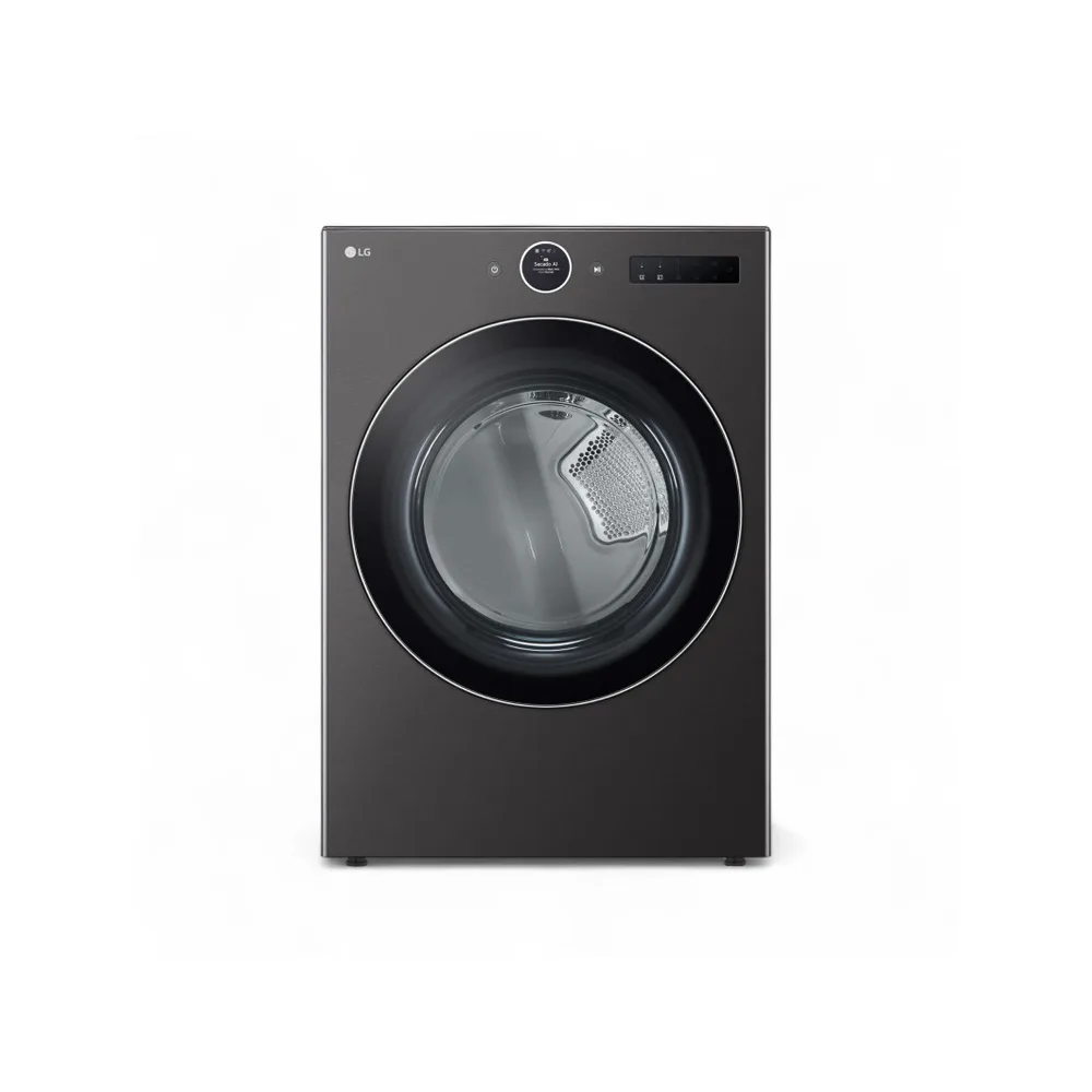 SECADORA/LG ELECTRICA DF74BFXS6BE CARGA FRONTAL 23KG TURBOSTEAM NEGRA