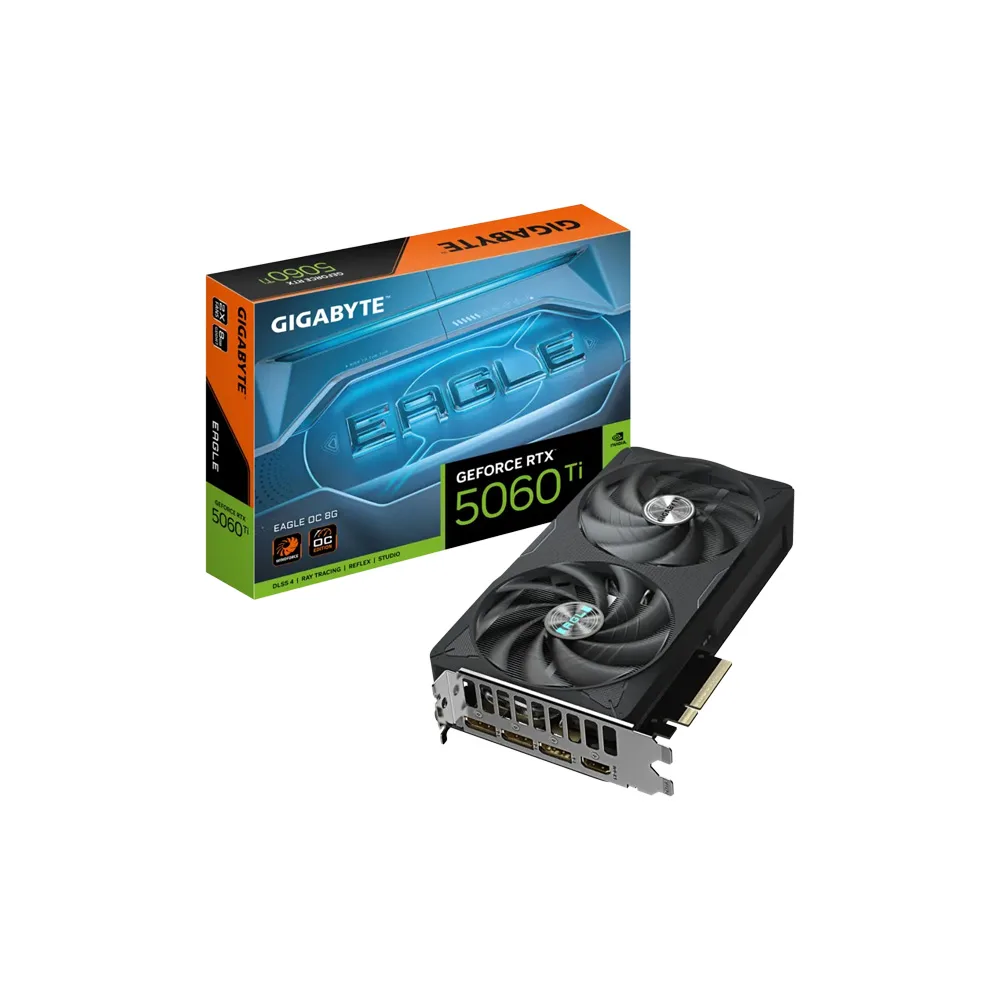 TARJETA DE VIDEO GIGABYTE/GEFORCE RTX 5060 TI EAGLE OC 8G GDDR7 PCI-E 5.0 9VN506TEO8-00-G10