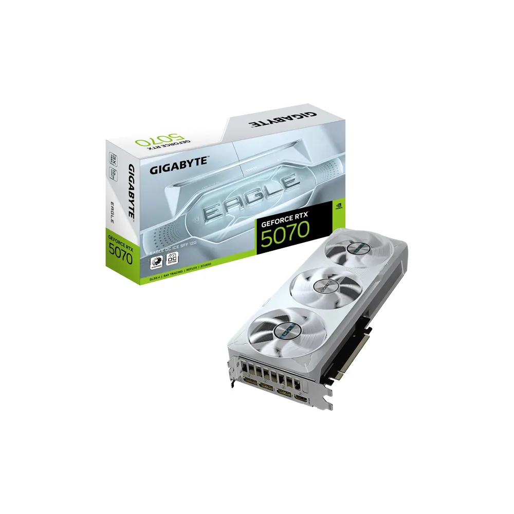 TARJETA/DE/VIDEO/GIGABYTE GEFORCE RTX5070 EAGLE OC ICE 12GB GDDR7 PCIE 5.0