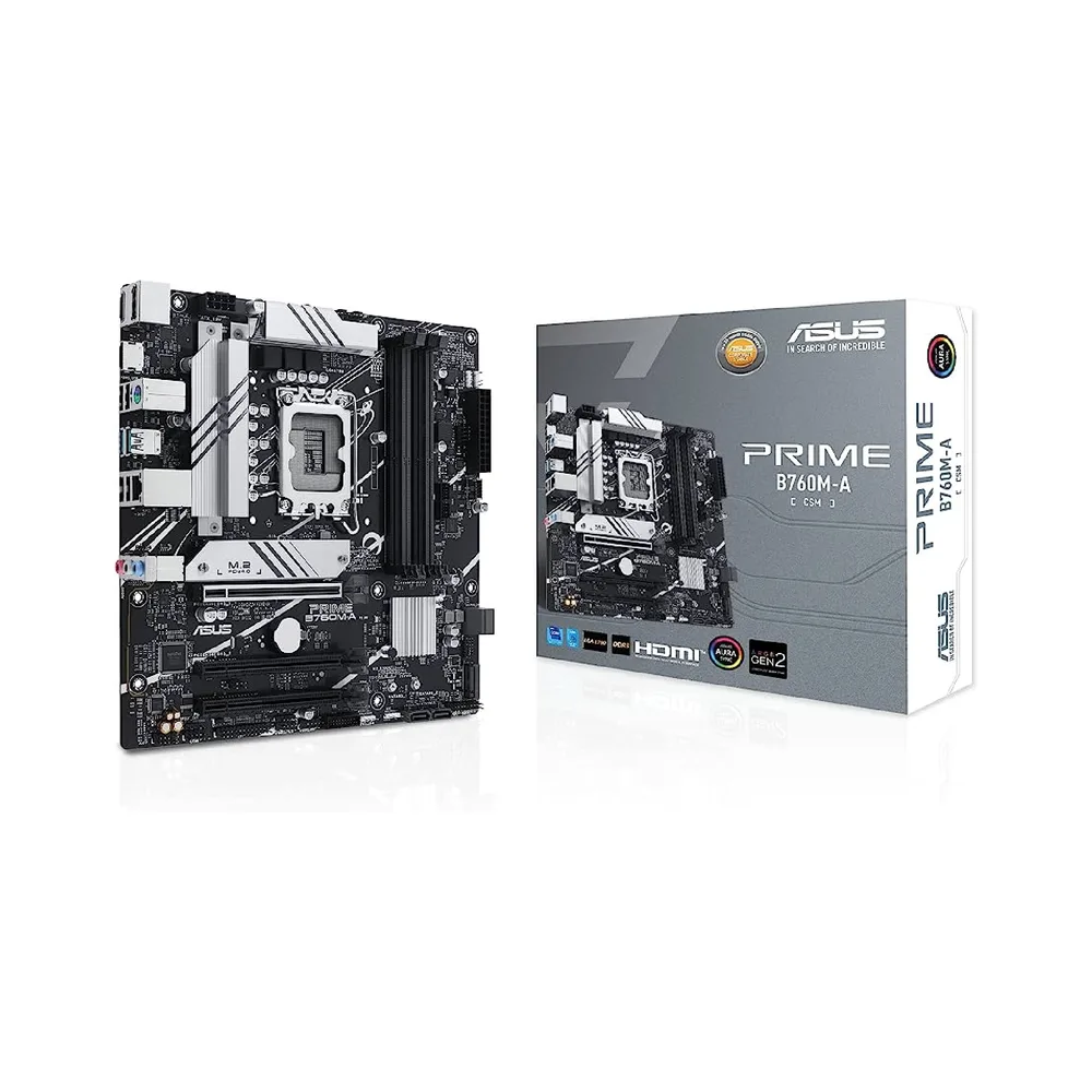 MAINBOARD ASUS PRIME B760M-A CSM DDR5 MATX LGA1700 12AVA 13AVA GEN 2