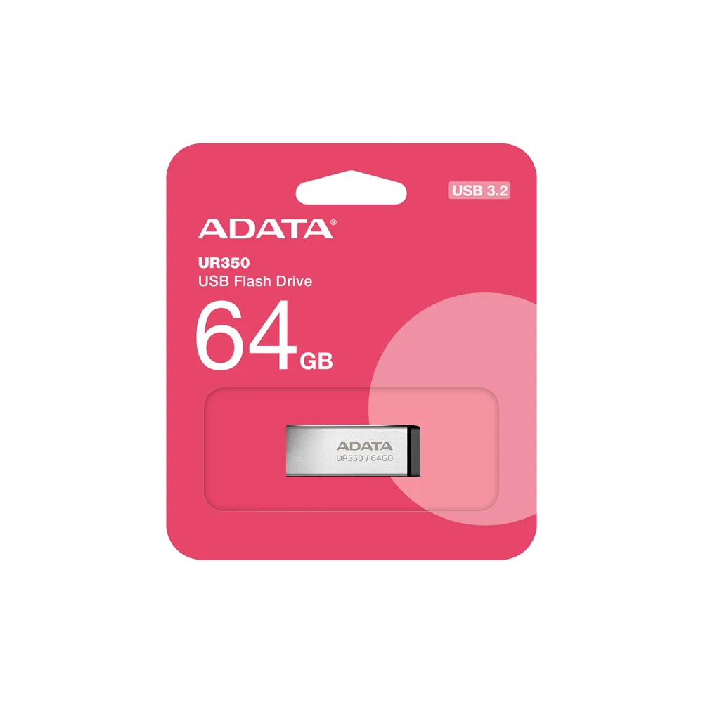 FLASHMEMORY/ADATA UR350 USB FLASH 64GB METAL USB 3.2 GEN1