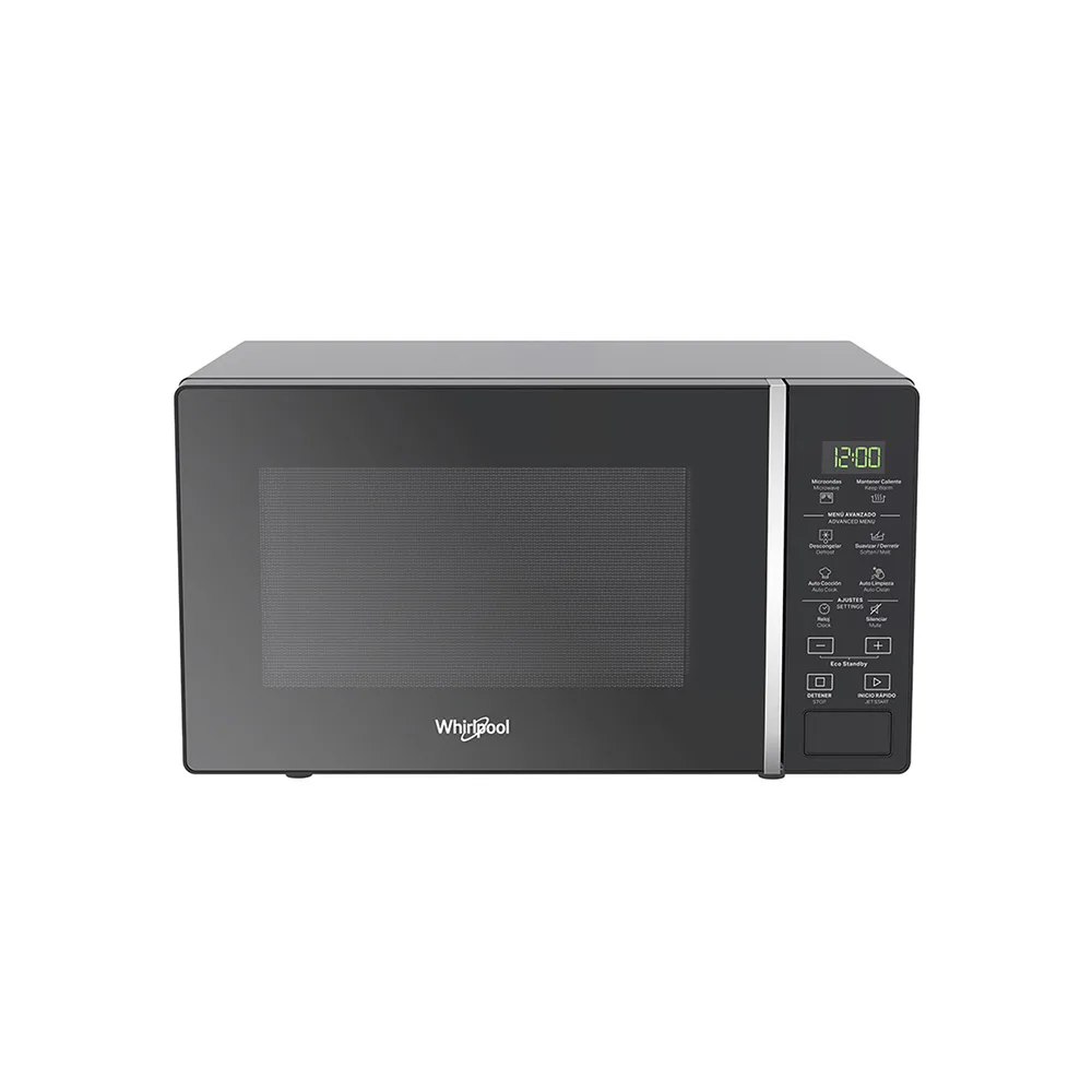 MICROONDAS WHIRLPOOL/WM1807B 20 LITROS CONTROL DIGITAL 5 NIVELES 700W NEGRO