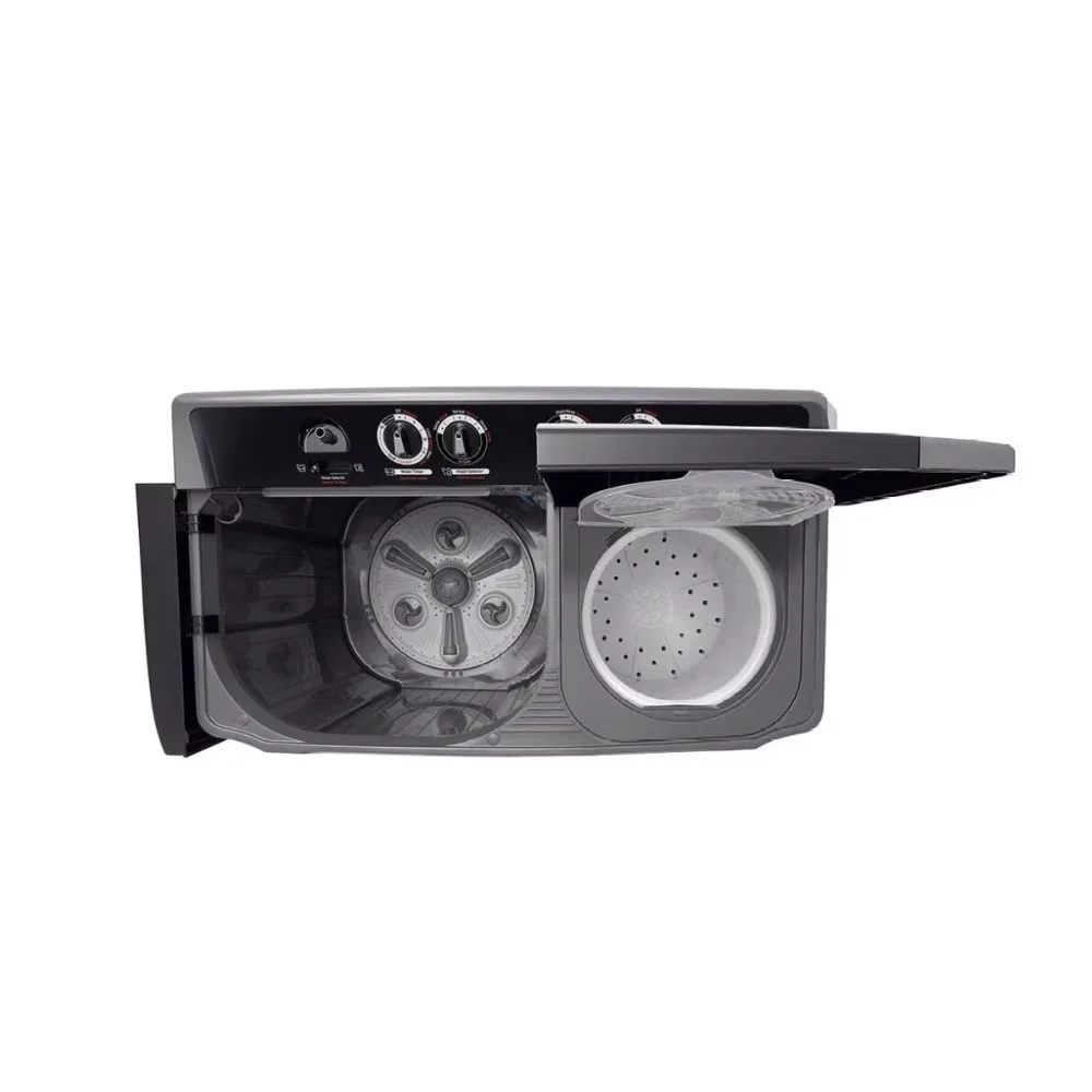 LAVADORA LG WP15MAR 15KG CARGA SUPERIOR DOBLE TINA CON SISTEMA ROLLER JET NEGRA 3
